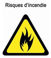 Risques d'incendie